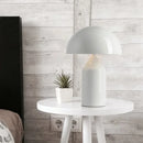 Ljojo Italian Designer Mushroom Table Lamp Led Desk Light White Glass Modern Home Decor