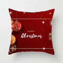Ljojo Merry Christmas Green Pillowcase Sofa Decoration Cover