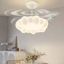 Children LED Ceiling Fan Light | Modern Eye Protection Pendant Lamp by Ljojo