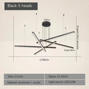 Ljojo Modern Nordic LED Pendant Lamp Chic Aluminum Golden Black Dining Room Fixture