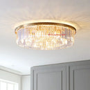 Ljojo Luxury Black Crystal Chandelier Hanging Lamp E14 LED Dual Purpose Fixtures