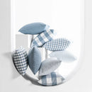 Ljojo Light Blue Plaid Pillow Cover 30x50cm/45x45cm - Home Decor Sofa Cushion