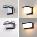 Ljojo 27 Outdoor LED Wall Lamp 15W/25W Waterproof IP65 Aluminum Sconce