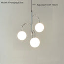 Scandinavia Glass Ball Chandelier Pendant Light Ljojo - Modern Ceiling Suspension Hanging Lamp