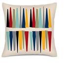 Geometric Pattern Pillow Covers by Ljojo for Sofa, Bedroom, Car - Digital Print, Stylish