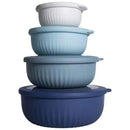 Ljojo Mixing Bowl Set with Lids, Food-Grade Salad Containers, Snack Bowls, Fresh-Keeping Bento Box