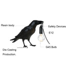 Ljojo Lively Bird Table Lamp Resin Home Decor Lighting Wall Fixture