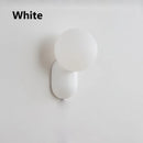 Ljojo Minimalist LED Bedside Wall Lamp Modern Simple Living Room Black White Sconces