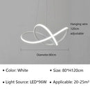 Ljojo LED Pendant Chandelier with Remote Control for Home Dining Kitchen Bar