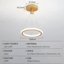 Modern LED Circular Pendant Light for Corridor and Bedroom Decor by Ljojo