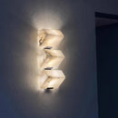 Ljojo Marble Wall Lamp Copper Finish Hotel Living Room Bedroom Background Bedside Wall Light
