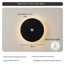 Ljojo LED Touch Sensor Wall Lamp - Modern Minimalist Style for Bedroom, Staircase, Porch