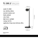 Ljojo Modern Rotatable Steel LED Floor Lamp for Living Room - Adjustable Standing Light