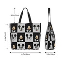 Ljojo Mickey Mouse Head Shoulder Bag - Large Capacity Stylish Women's Shopping Bag