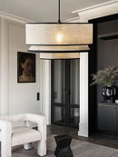 Nordic Fabric Ceiling Pendant Lamps Modern Bedroom Chandelier by Ljojo