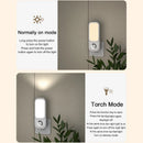 LED Induction Night Light Intelligent Wireless Charging Plug-In Bedroom Night Light With Flashlight by Ljojo