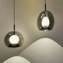 Ljojo Marble LED Pendant Light: Modern Glass Decor Lighting Fixture