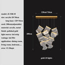 Ljojo Modern Acrylic Led Chandelier | Living Dining Room Pendant Light for Home Decor Lighting