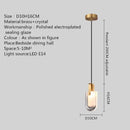 Ljojo Luxury Crystal Chandelier Pendant Light for Home Decor, Bedroom, Restaurant, Bar