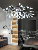 Nordic Rose Gold Firefly Chandelier Pendant Lamp for Living Room by Ljojo
