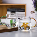 Ljojo 3D Animal Water Glass Tumbler Cup - Cute and Fun Design