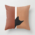 Ljojo Mid Century Geometry Abstract Pillow Case for Home Sofa Decor