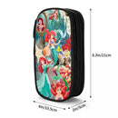 Ljojo Little Mermaid Pencil Case - Big Capacity Pen Holder Bag for School Supplies
