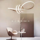 Modern LED Chandelier Hanging Light | Minimalist Home Decor Pendant Lamps by Ljojo
