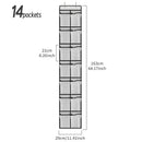 Ljojo™ Over the Door Shoe Organizer with Large Mesh Pockets