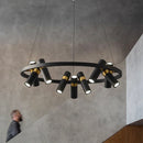 Ljojo LED Chandelier Light | Modern Minimalist Design | Height Adjustable Fixture