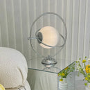 Italian Rotating Art Iron Chrome Desk Lamp for Bedroom Decor by Ljojo