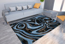 Ljojo Marble Texture Printed Carpet for Home Living Room and Bedroom Decoration