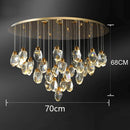 Ljojo Luxury Crystal Chandelier for Living Room, Dining, and Bedroom