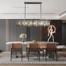 Italian Luxury Crystal Chandelier | Modern LED Dining Room Light Fixture by Ljojo