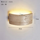 LED Natural Stone Wall Light Sconce for Bedroom by Ljojo