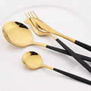Ljojo Melon Spoon Set Stainless Steel Cutlery Dinnerware Kitchen Accessories