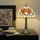 Cute Crab Stained Glass Lamp 12 Inch | Retro Home Office Decor Reading Light - Ljojo