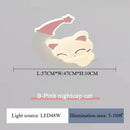 Modern Moon Cat Wall Light LED Fixture Bedroom Study Children's room Home Decor by Ljojo