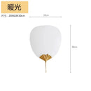 French Design Brass Ginkgo Wall Lamp LED G9 by Ljojo - Luxury Medieval Wabi-sabi Zen Art