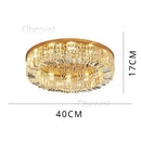 Modern Crystal Ceiling Lamp Gorgeous Living Room Light Luxury Ljojo
