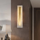 Ljojo Marble Wall Lamp Luxury Art Hotel Copper Bedside Indoor Lighting