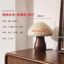 Girls Bedroom Small Mushroom Ceramic Night Light Table Lamp by Ljojo