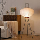 Ljojo Noguchi Akari Rice Paper Floor Light Japanese Table Desk Lamp E27 Bulb White Glass