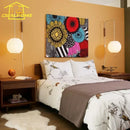 Italian Design Minimalist Flying Saucer Silk LED Wall Lamp for Bedroom Living Room by Ljojo