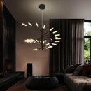 European Firework LED Chandelier for Living Room | Ljojo Pendant Lamp with Loft Hanging Lustre Fixtures