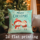 Ljojo Merry Christmas Cartoon Cushion Covers - Sofa Bedroom Car Pillow Cover