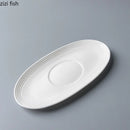 Ljojo 160ml Ceramic Gravy Boat Set in Pure White for Steak Sauce and Specialty Dishes