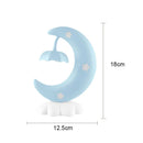 LED Moon Bedside Lamp for Bedroom Night Lighting Decoration Touch Reading Table Lamps by Ljojo