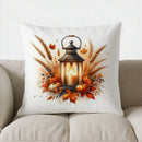 Autumn Maple Leaves Decorative Pillow Cover by Ljojo for Sofa, Bedroom, Car