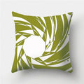 Army Green Geometric Printed Pillowcase by Ljojo for Living Room and Bedroom Decor